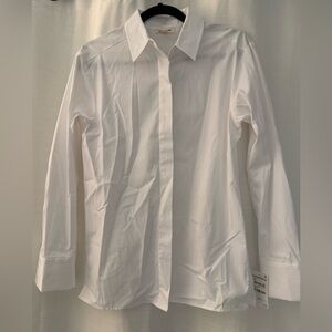 NWT White Button Down